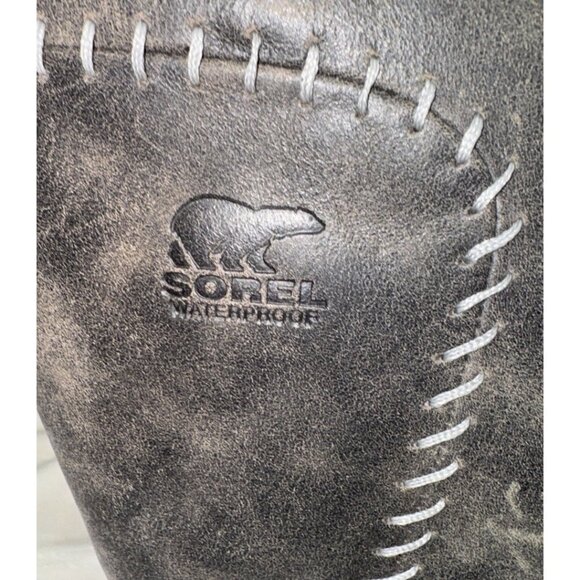 SOREL Women's Cate The Great Waterproof Winter Boot Leather Size 9 - Picture 6 of 10